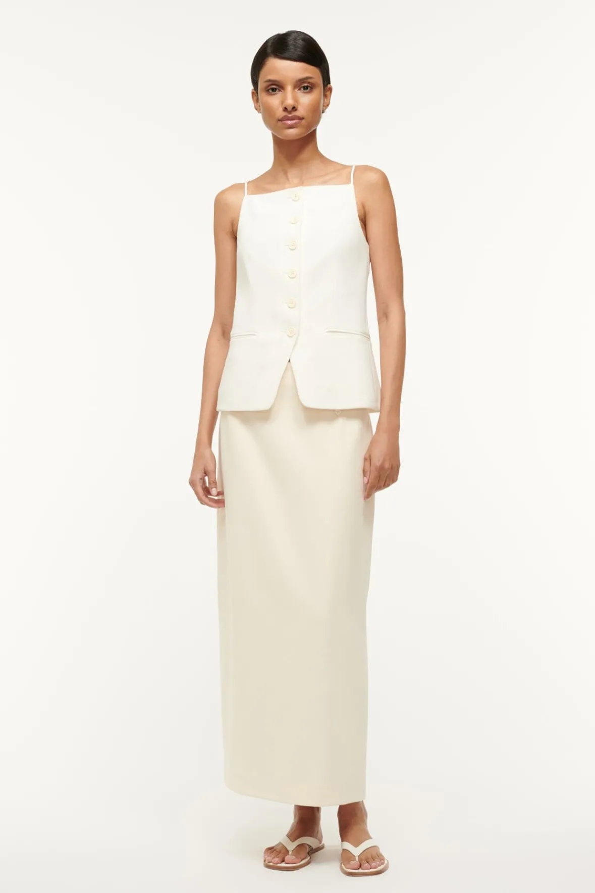 Skirts<STAUD SMITH SKIRT ECRU