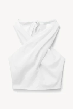 Poplin Shop|Tops<STAUD SMOCKED KAI TOP   WHITE