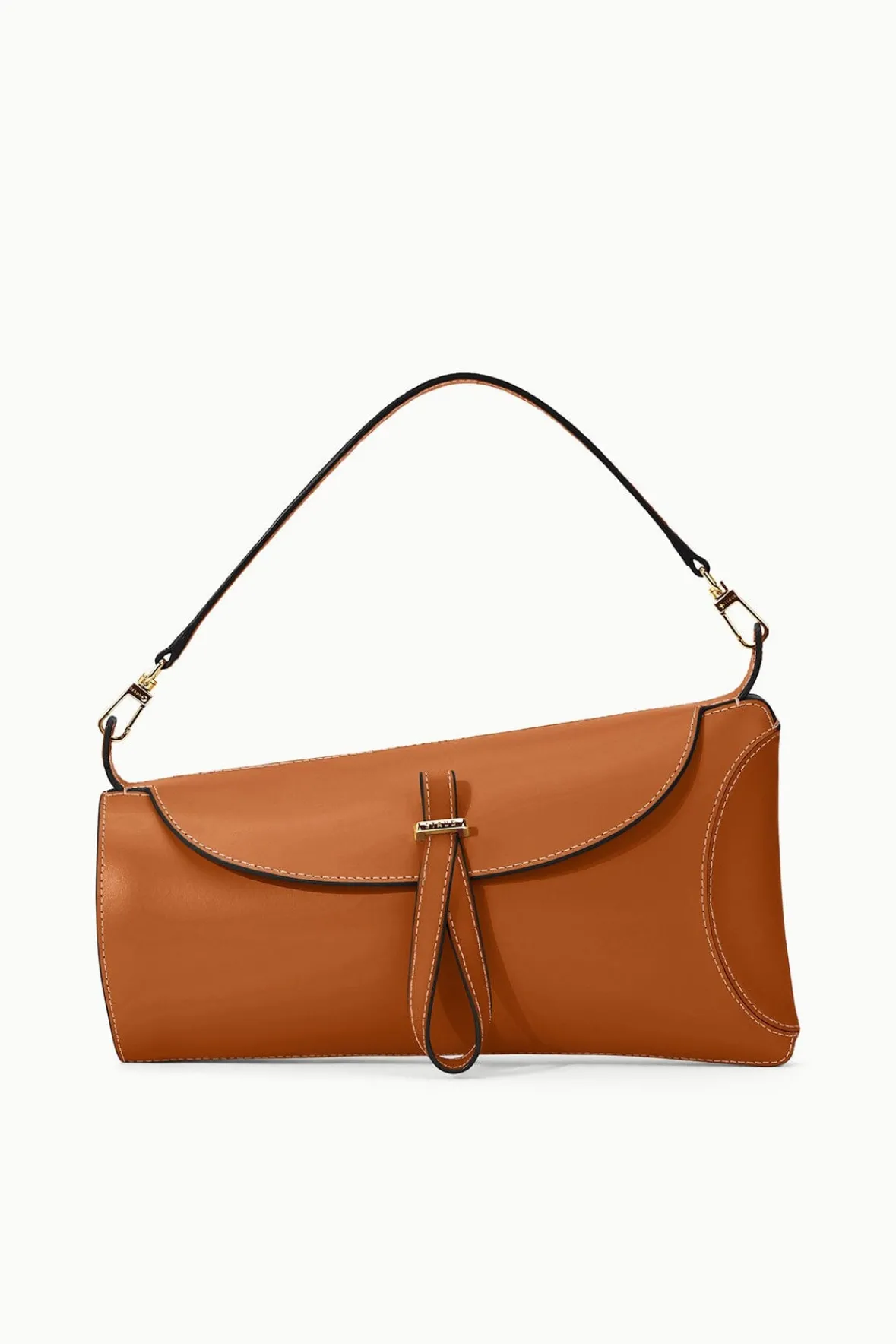 Sofya<STAUD SOFYA SHOULDER BAG TAN