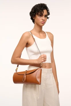Sofya<STAUD SOFYA SHOULDER BAG   TAN