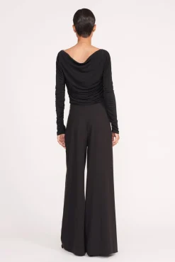 Tops<STAUD SOLANA TOP BLACK