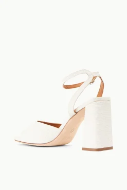 Heels|STAUD Bride<STAUD SOLANGE HEEL   WHITE