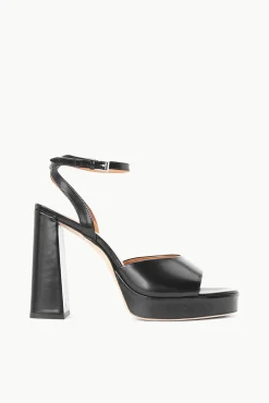 Heels<STAUD SOLANGE PLATFORM   BLACK