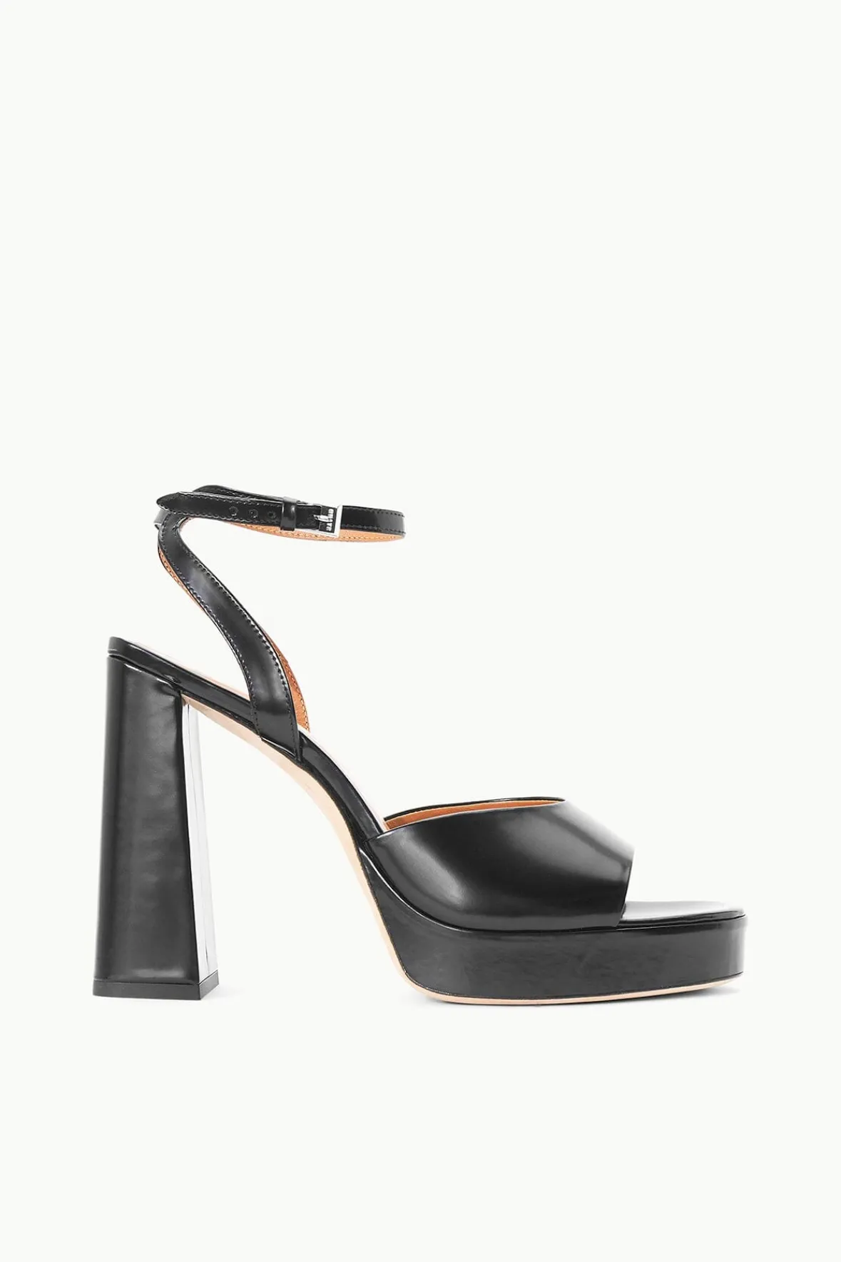 Heels<STAUD SOLANGE PLATFORM BLACK