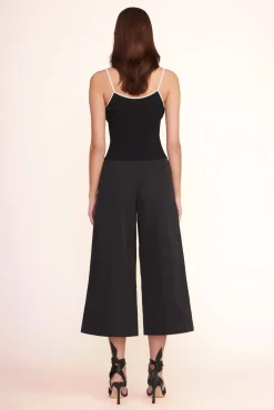 Tops<STAUD SOLEIL TOP  BLACK WHITE BLACKWHITE