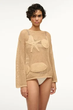 Cover-Ups<STAUD SOVANA COVERUP TOP   NATURAL