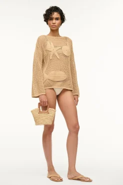 Cover-Ups<STAUD SOVANA COVERUP TOP   NATURAL