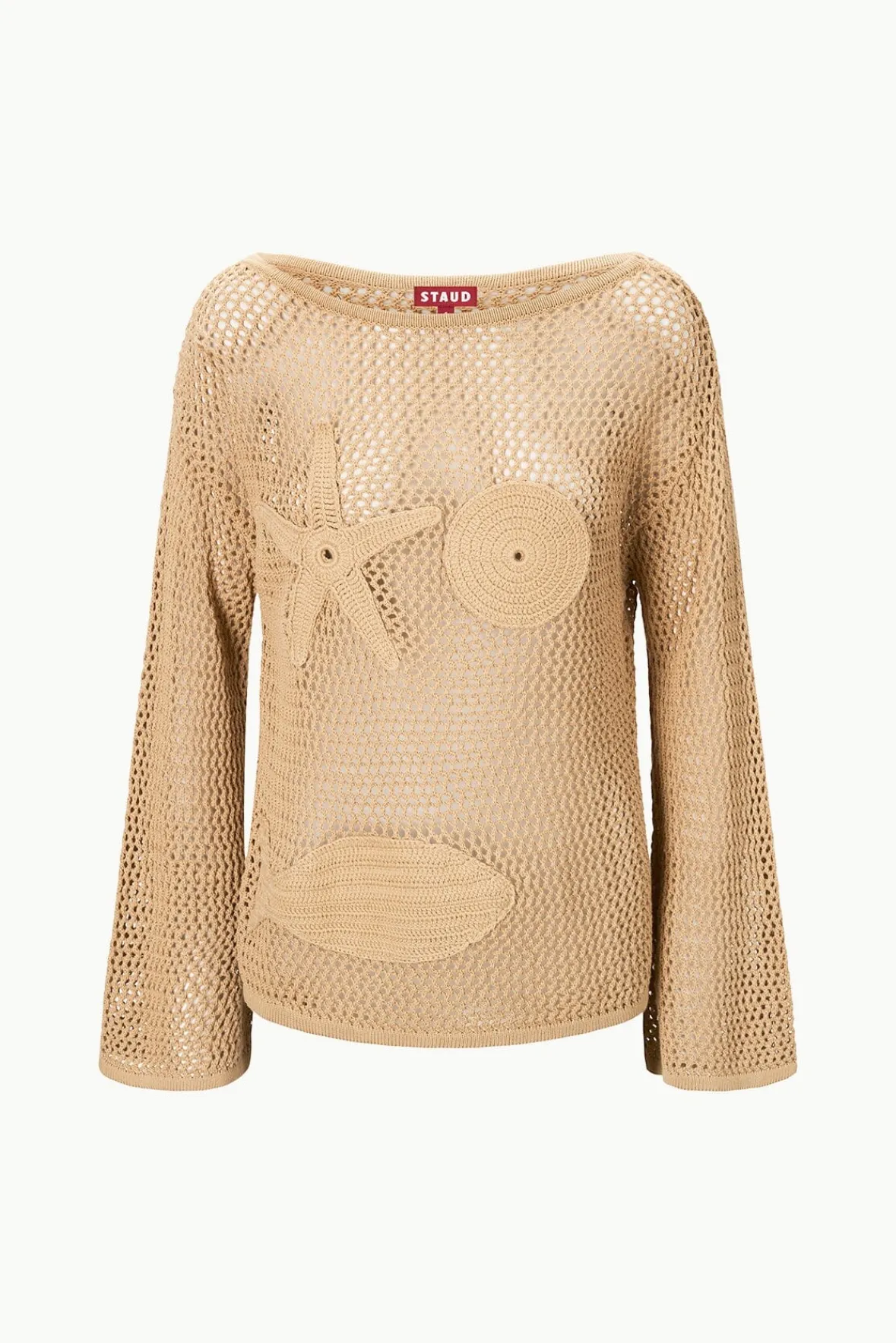 Cover-Ups<STAUD SOVANA COVERUP TOP NATURAL