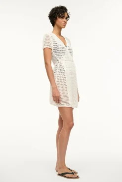 Cover-Ups<STAUD SPRITZ COVERUP DRESS   IVORY