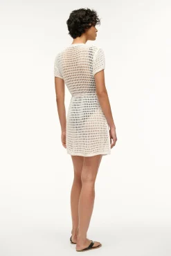 Cover-Ups<STAUD SPRITZ COVERUP DRESS   IVORY