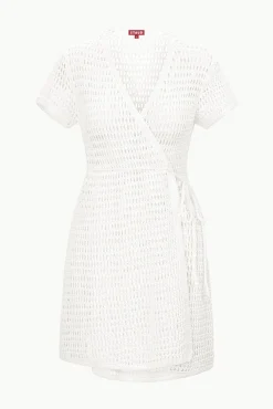 Cover-Ups<STAUD SPRITZ COVERUP DRESS   IVORY
