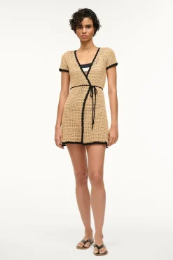 Cover-Ups<STAUD SPRITZ COVERUP DRESS   NATURAL