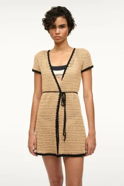 Cover-Ups<STAUD SPRITZ COVERUP DRESS   NATURAL