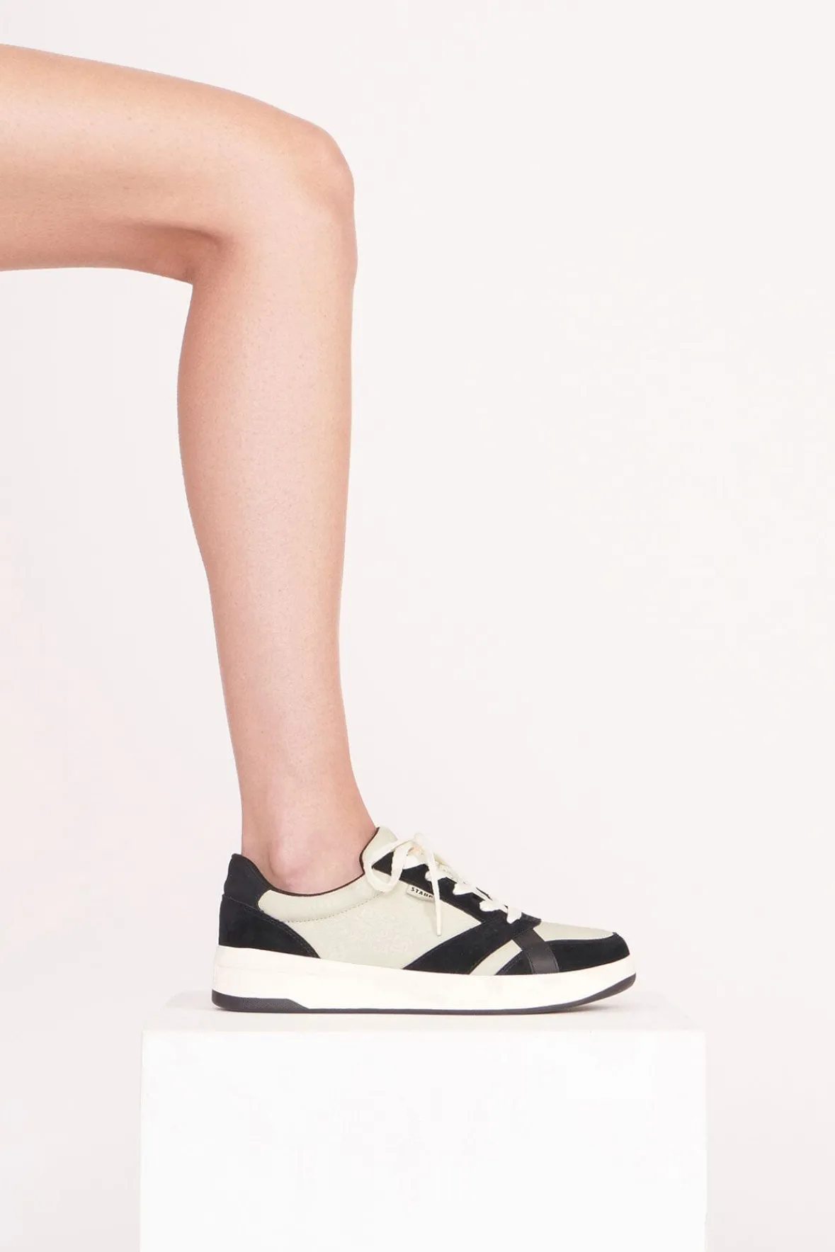 Sneakers|Keds + STAUD<STAUD + KEDS THE COURT SNEAKER BLACK CREAM BLACKCREAM