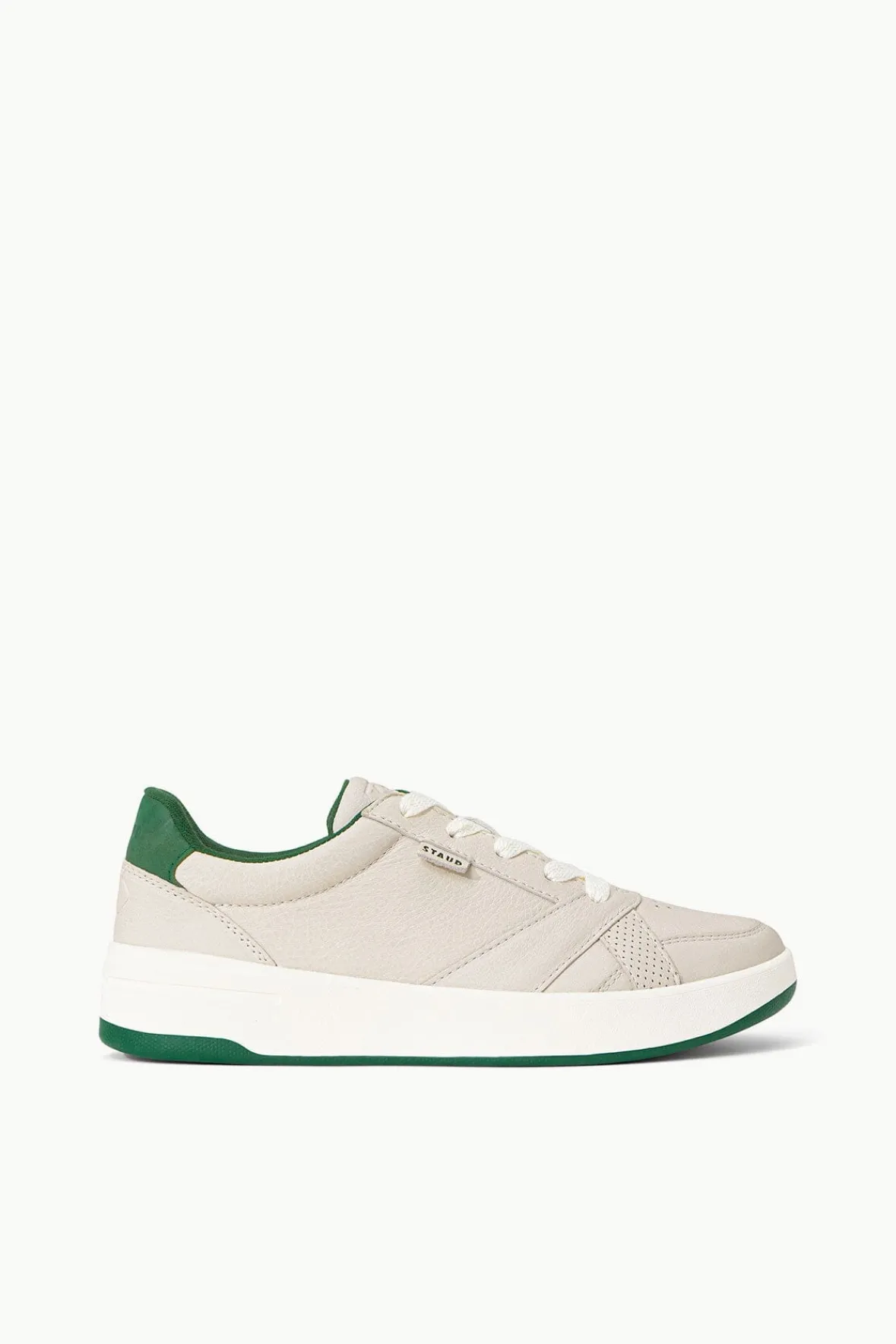 Keds + STAUD|Sneakers<STAUD + KEDS THE COURT SNEAKER CREAM GREEN CREAMGREEN