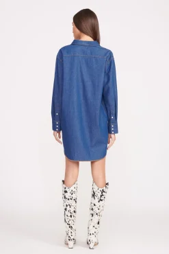 Denim|STAUD + Wrangler<STAUD + WRANGLER THE OVERSIZED WESTERN DARK RINSE DARKRINSE
