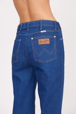 Denim|STAUD + Wrangler<STAUD + WRANGLER THE STRAIGHT CUT JEAN  DARK RINSE DARKRINSE