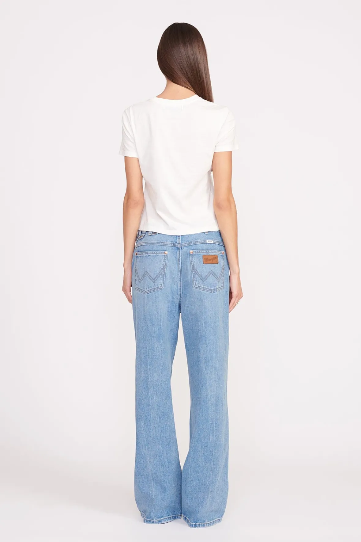 STAUD + Wrangler|Tops<STAUD + WRANGLER THE W TEE WHITE