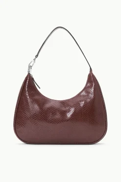 Shoulder<STAUD SYLVIE SHOULDER BAG MAHOGANY