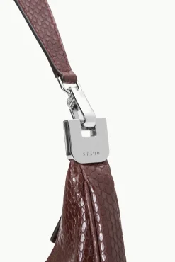 Shoulder<STAUD SYLVIE SHOULDER BAG   MAHOGANY