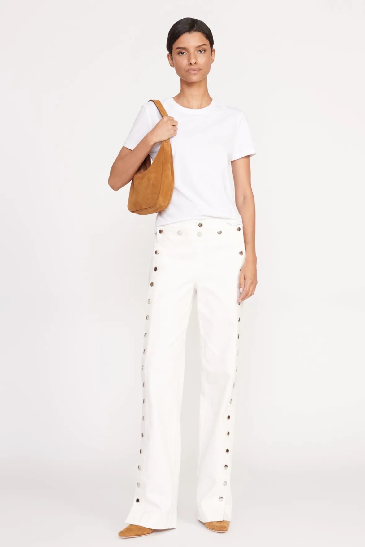 Shoulder<STAUD SYLVIE SHOULDER BAG TAN