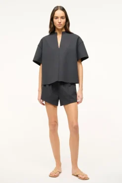 Pants & Shorts<STAUD TAURUS SHORT BLACK