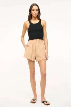 Pants & Shorts<STAUD TAURUS SHORT FAWN
