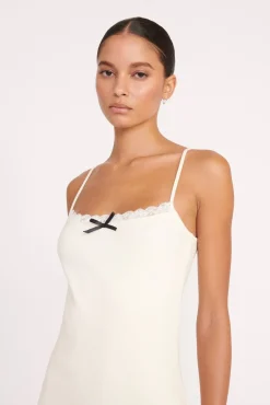 Dresses<STAUD TESSA DRESS IVORY