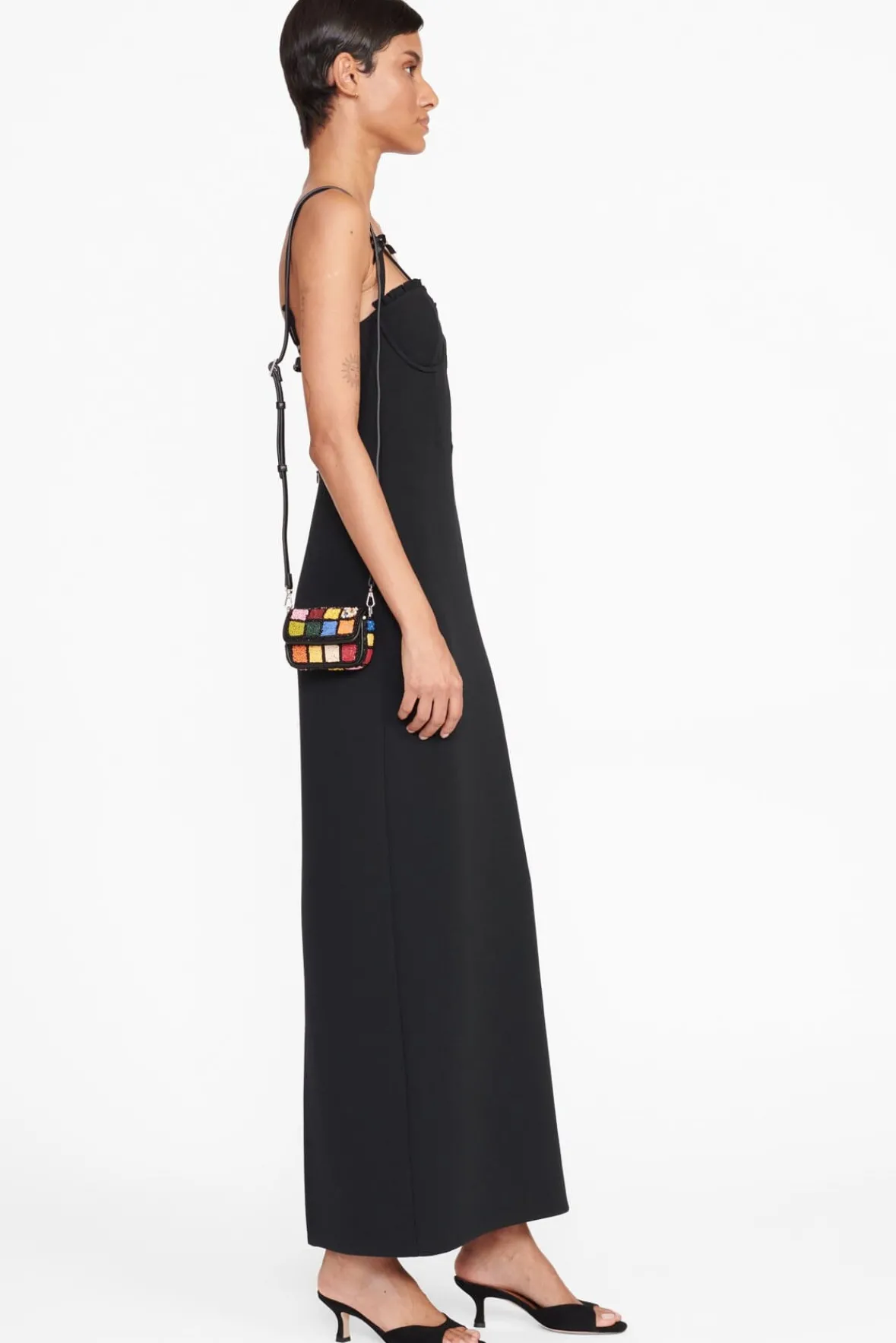 Beaded|Tommy<STAUD TINY TOMMY BEADED CROSSBODY DANCE FLOOR DANCEFLOOR