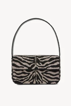 Beaded|Tommy<STAUD TOMMY BEADED BAG  BLACK WHITE BLACKWHITE