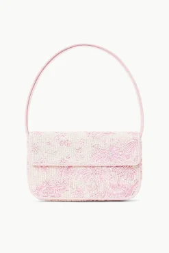 Beaded|Tommy<STAUD TOMMY BEADED BAG  IVORY CHERRY BLOSSOM TOILE IVORYCHERRYBLOSSOMTOILE
