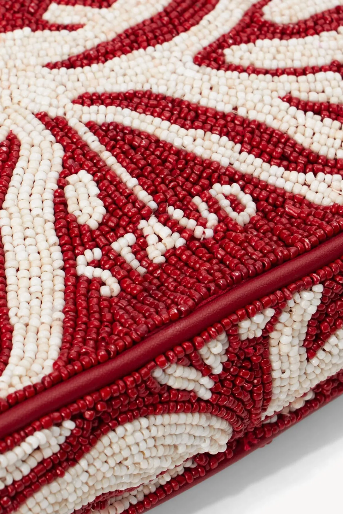 Beaded|Tommy<STAUD TOMMY BEADED BAG SCARLET WHITE SCARLETWHITE