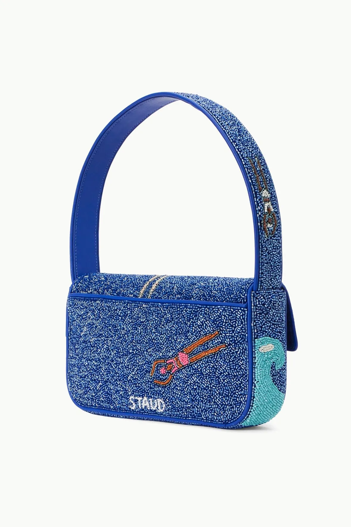 Beaded|Tommy<STAUD TOMMY BEADED BAG SWIMMERS