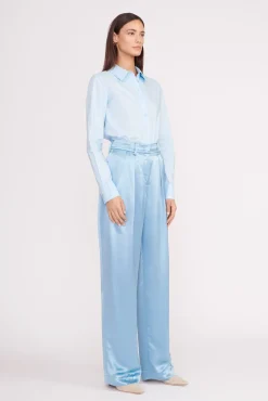 Tops<STAUD TWIGGY BODYSUIT  FRENCH BLUE FRENCHBLUE