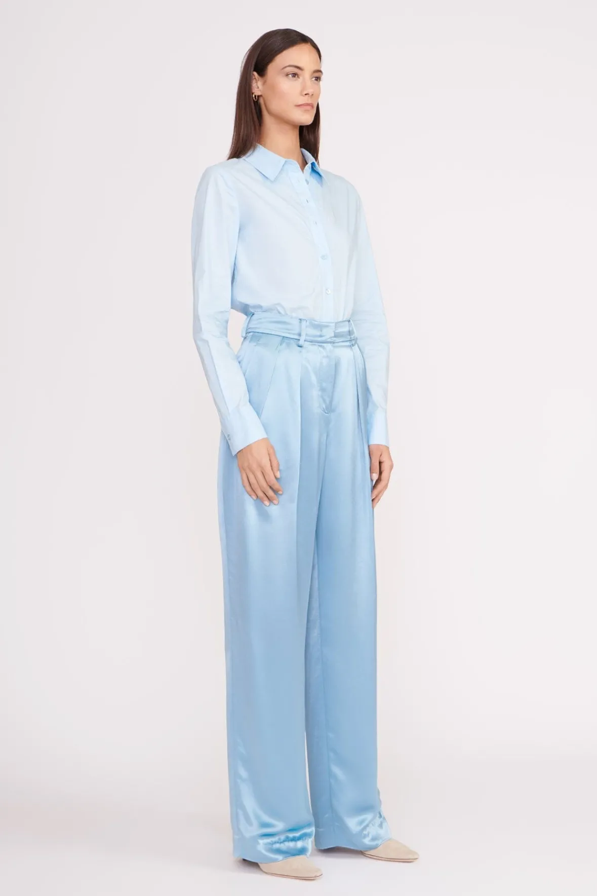 Tops<STAUD TWIGGY BODYSUIT FRENCH BLUE FRENCHBLUE