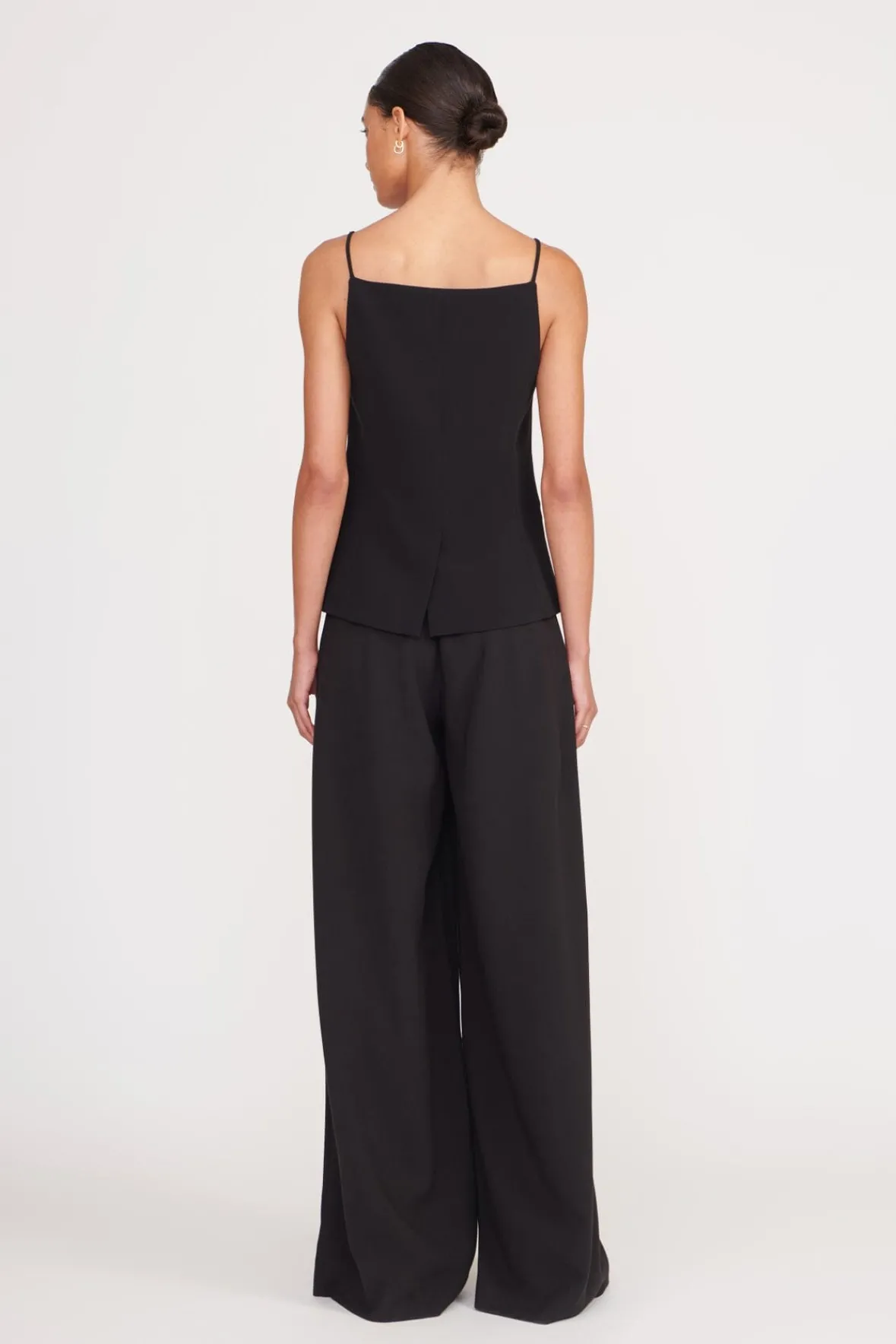 Tops<STAUD UNA TOP BLACK