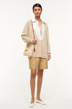 Shoulder<STAUD VACANZA SHELL SHOULDER BAG  NATURAL TAN NATURALTAN