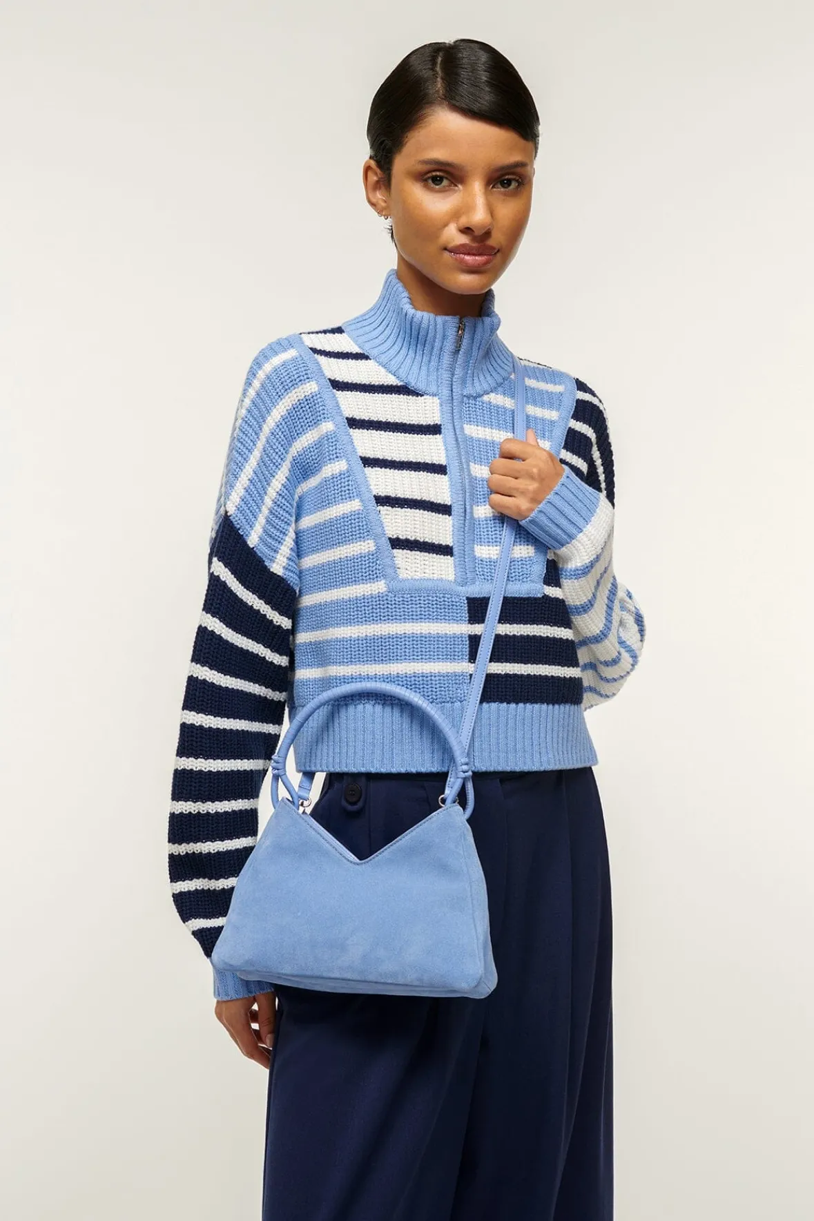 Shoulder|Valerie<STAUD VALERIE SHOULDER BAG BLUE HYDRANGEA BLUEHYDRANGEA