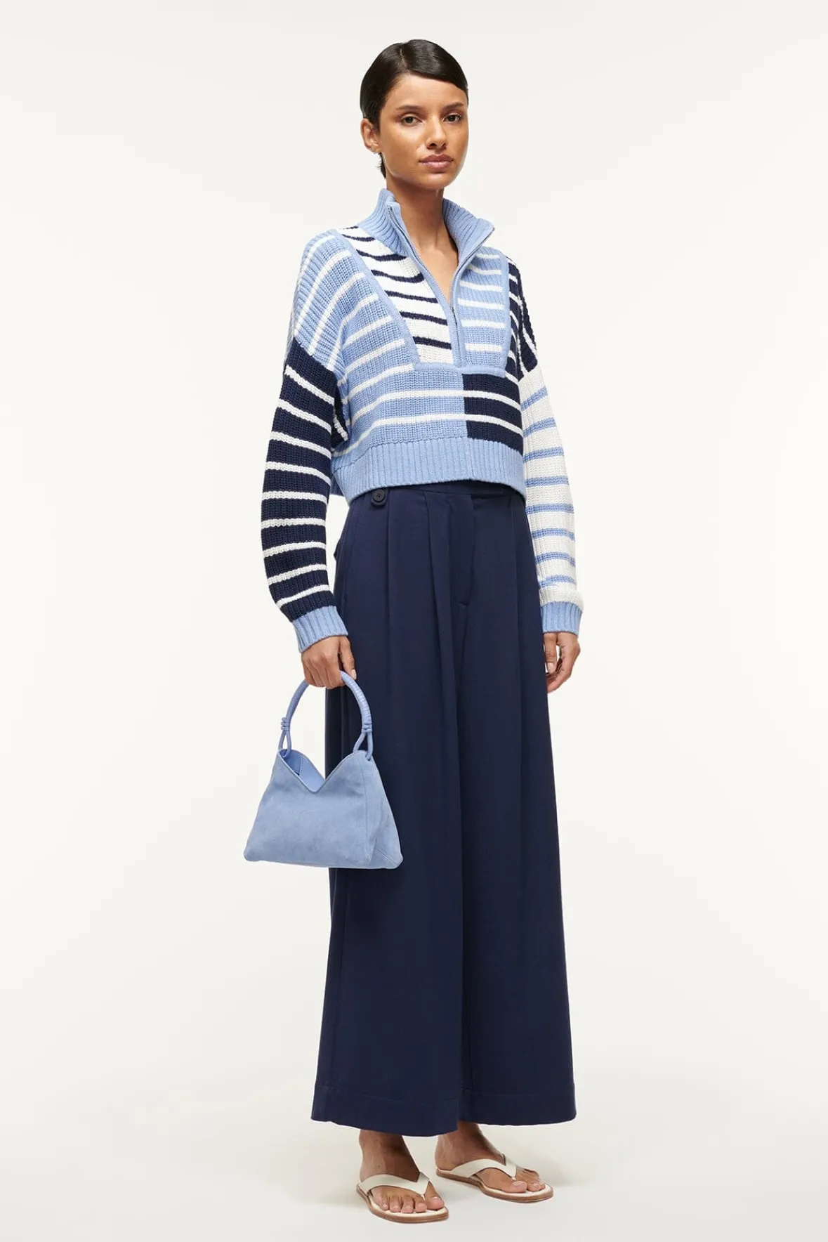 Shoulder|Valerie<STAUD VALERIE SHOULDER BAG BLUE HYDRANGEA BLUEHYDRANGEA