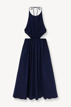 Poplin Shop<STAUD VANESSA DRESS NAVY