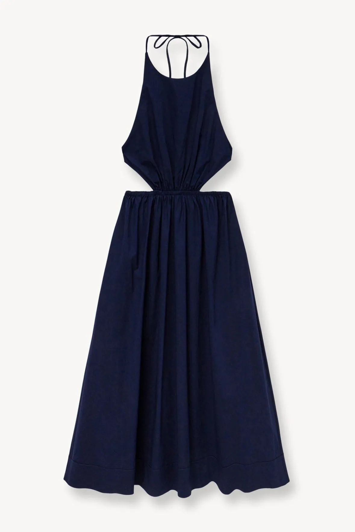 Poplin Shop<STAUD VANESSA DRESS NAVY
