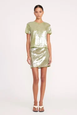 Skirts<STAUD VEDETTE SKIRT  GARDEN MOSS GARDENMOSS