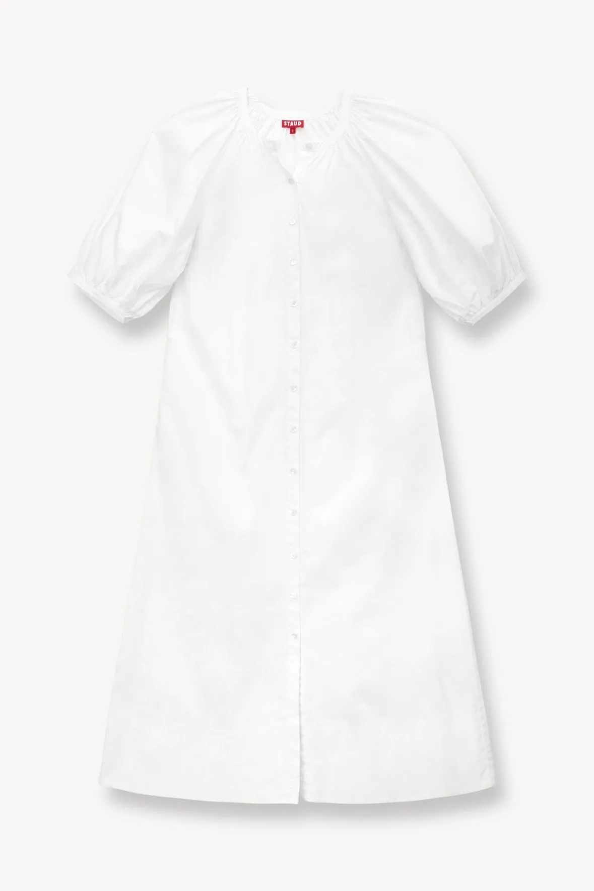 Poplin Shop|Dresses<STAUD VINCENT DRESS WHITE