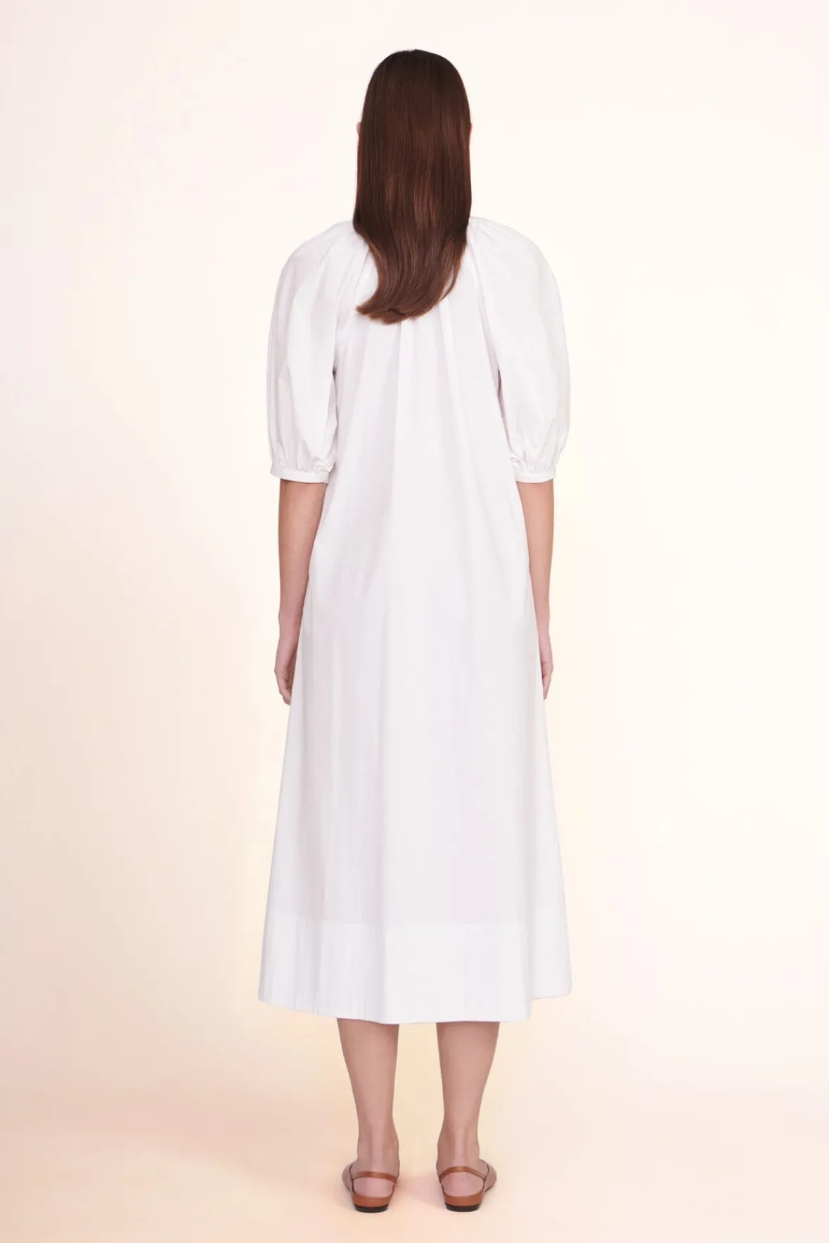 Poplin Shop|Dresses<STAUD VINCENT DRESS WHITE