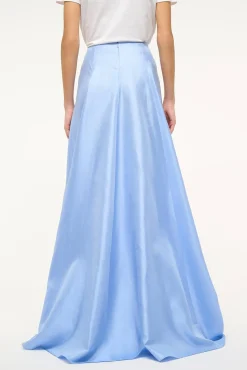 The Evening Edit|Skirts<STAUD VINCENZO SKIRT PERIWINKLE