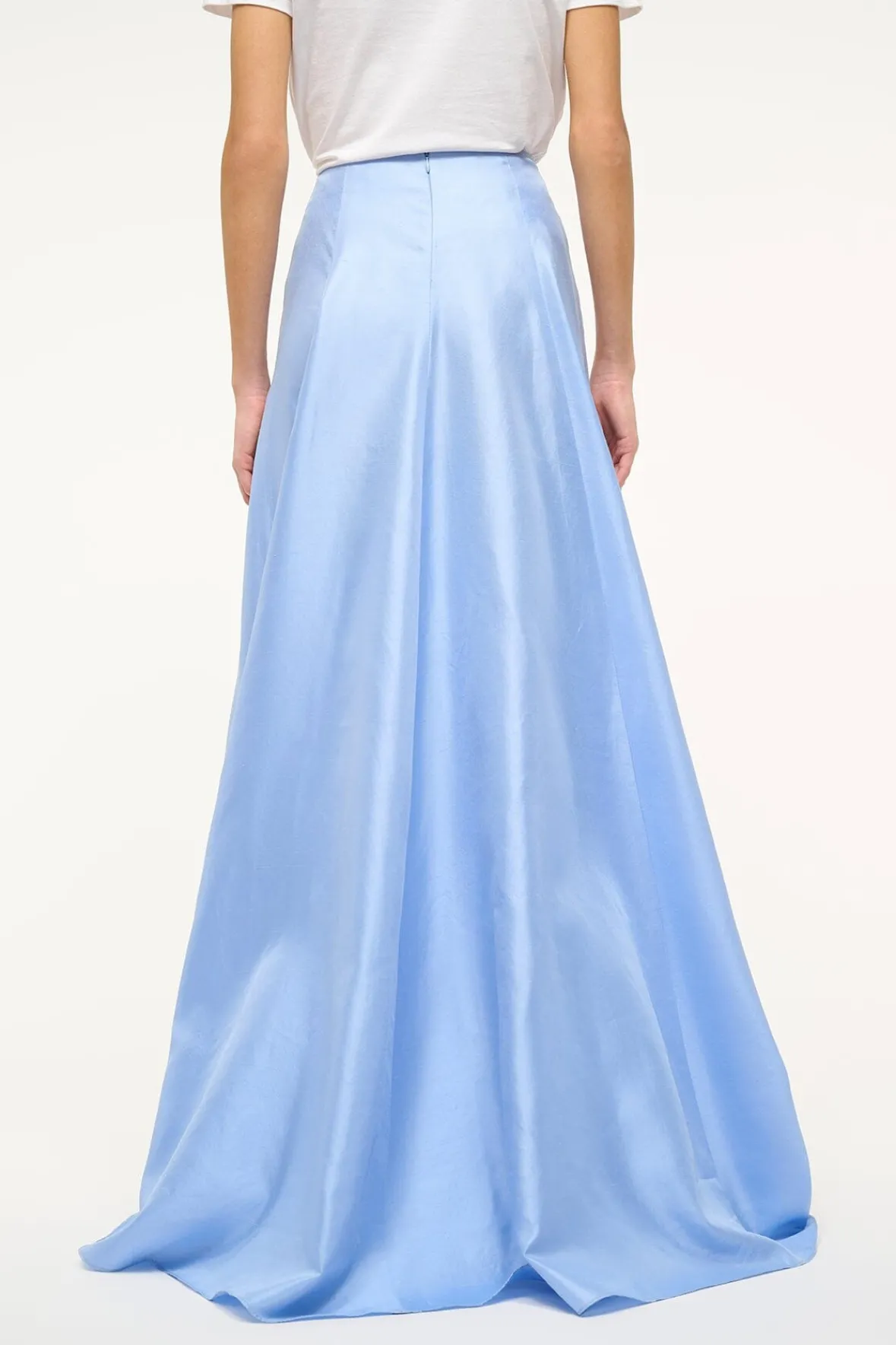 The Evening Edit|Skirts<STAUD VINCENZO SKIRT PERIWINKLE