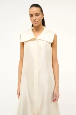 Dresses<STAUD VINNY DRESS   IVORY