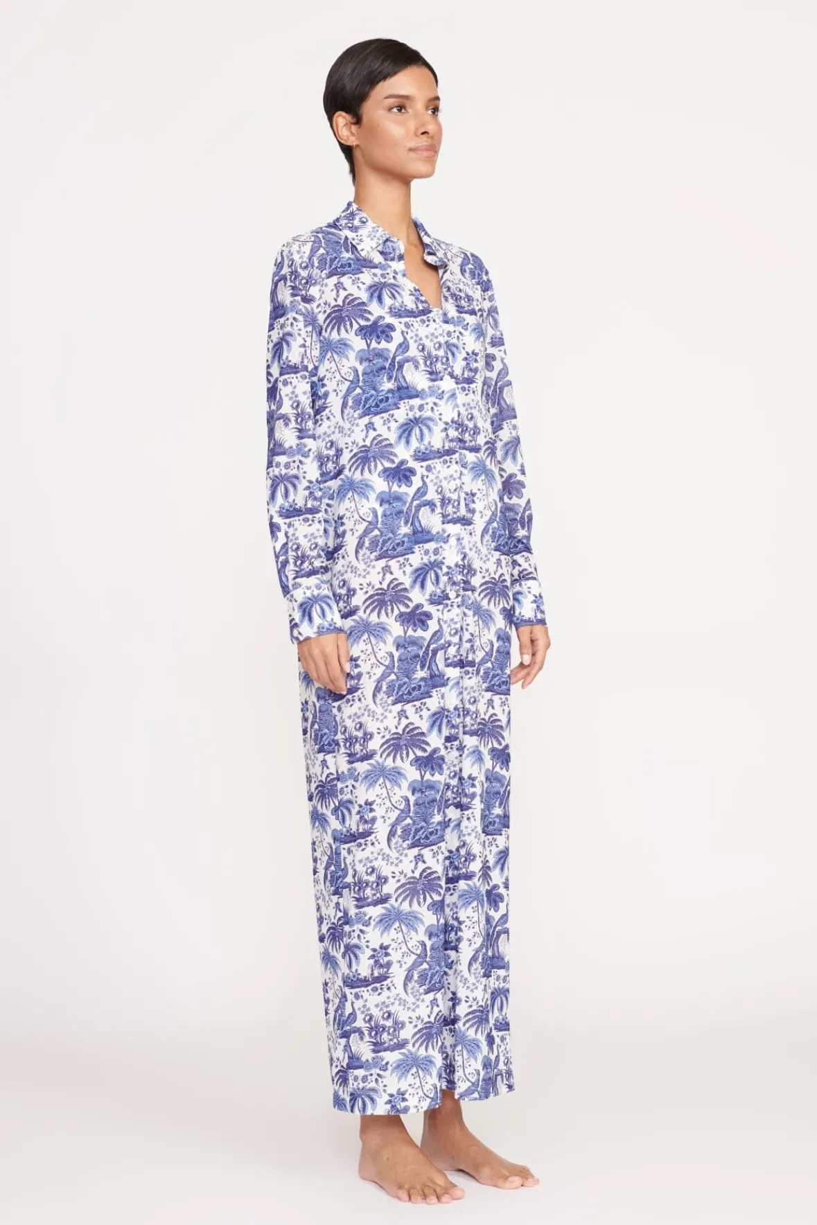 Cover-Ups<STAUD VITA DRESS BLUE TOILE BLUETOILE