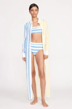 Cover-Ups<STAUD VITA DRESS  BUTTERCUP SEASHORE STRIPE BUTTERCUPSEASHORESTRIPE