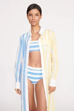 Cover-Ups<STAUD VITA DRESS  BUTTERCUP SEASHORE STRIPE BUTTERCUPSEASHORESTRIPE